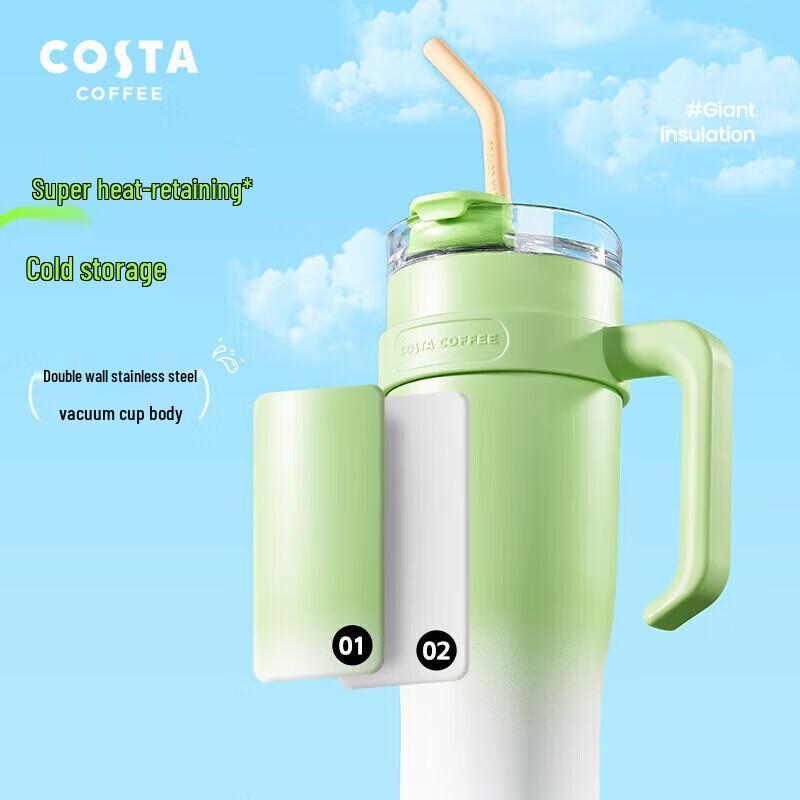 COSTA Термостакан с соломинкой большого объема