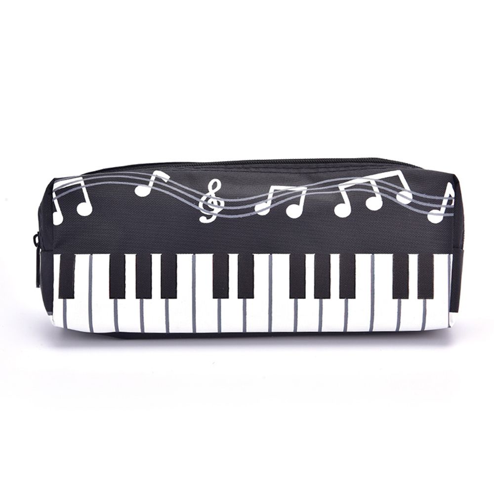 Layer Piano Note Pencil Bag Musical Note Piano Pouch Student Pencil Case Musical Pencil Cases
