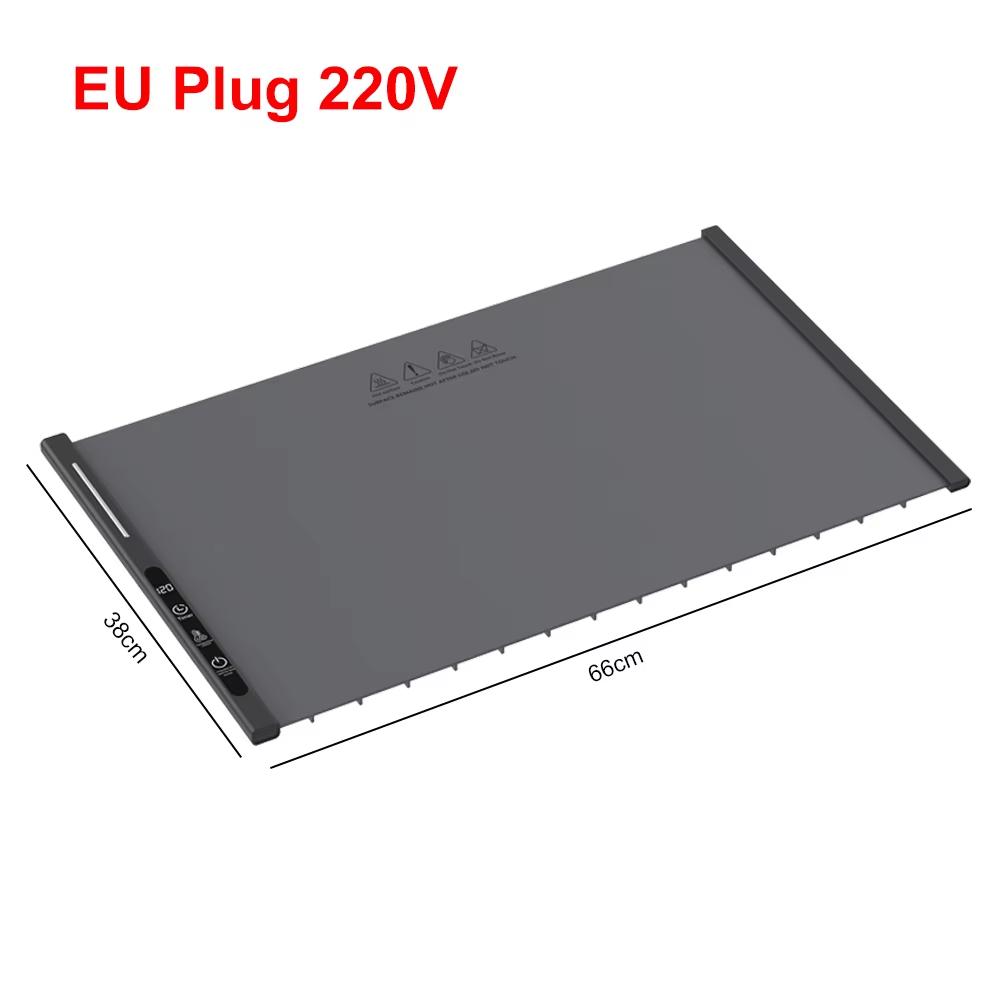 HOMEFISH Portable Electric Food Warming Tray Foldable Warm Mat with 3 Temperature Settings Fast Full Surface Heating for Parties