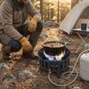 Electronic Ignition High-Power Burner 7-Core Portable Stove Camping Stove  Tourist Use