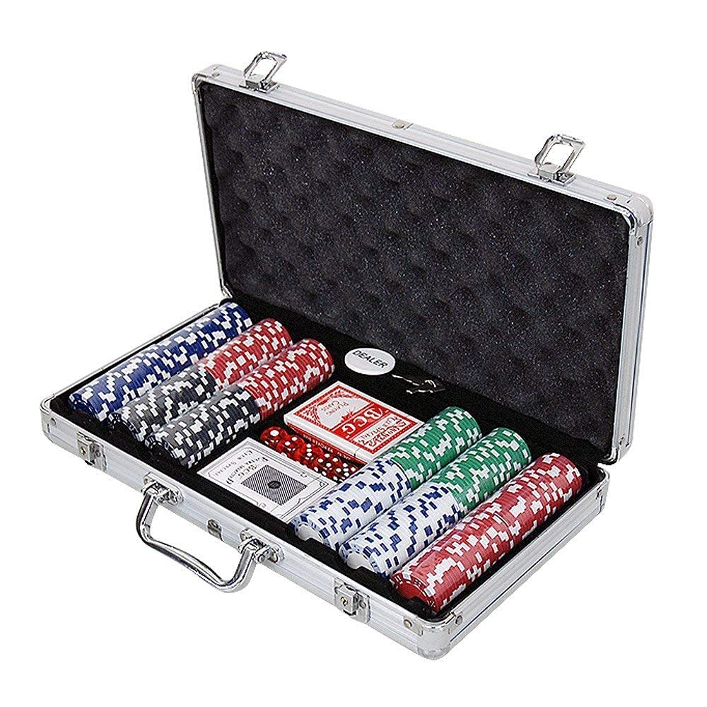 XIAXIN Casino Poker Set Roulette Blackjack Reversible Play Mat Характеристики игрового коврика 300 игральных костей алюминий (Шашан) ЗА-410+ЗА-411 (ЕВРО + фишки, карты,