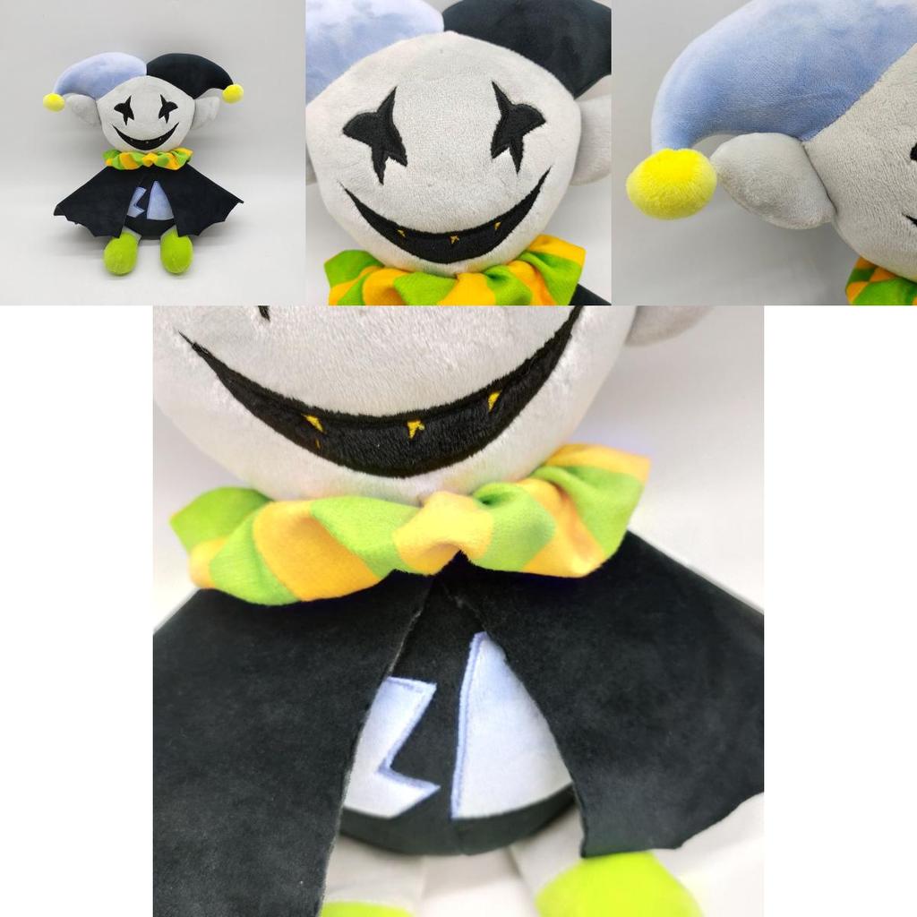 Плюшевая игрушка Deltarune Jevil | Мягкая кукла Джокер | Рождественский подарок | Коллекционный предмет на день рождения