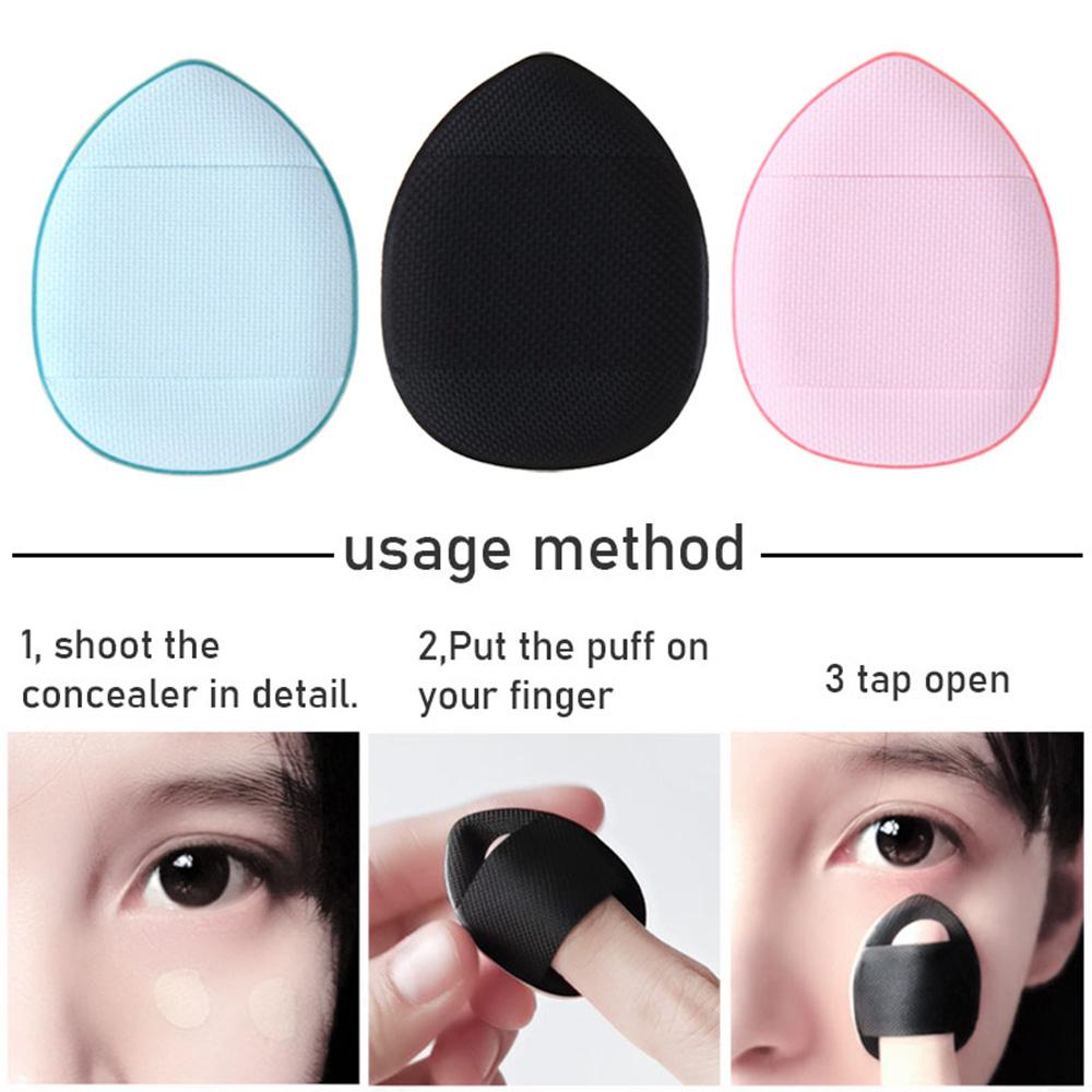 Hot Soft Finger Round Makeup Tool Mini Makeup Sponge Powder Puff