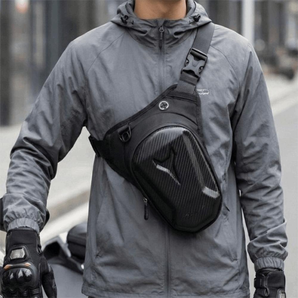 Waterproof Motorcycle Leg Bag Hard Shell Rider Bag Motorcycle Equipment Waist Pack Cycling