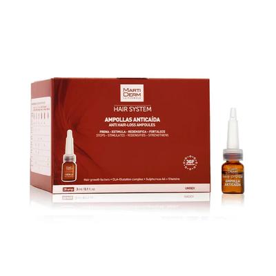 Martiderm Hair System против выпадения волос, 28 ампул