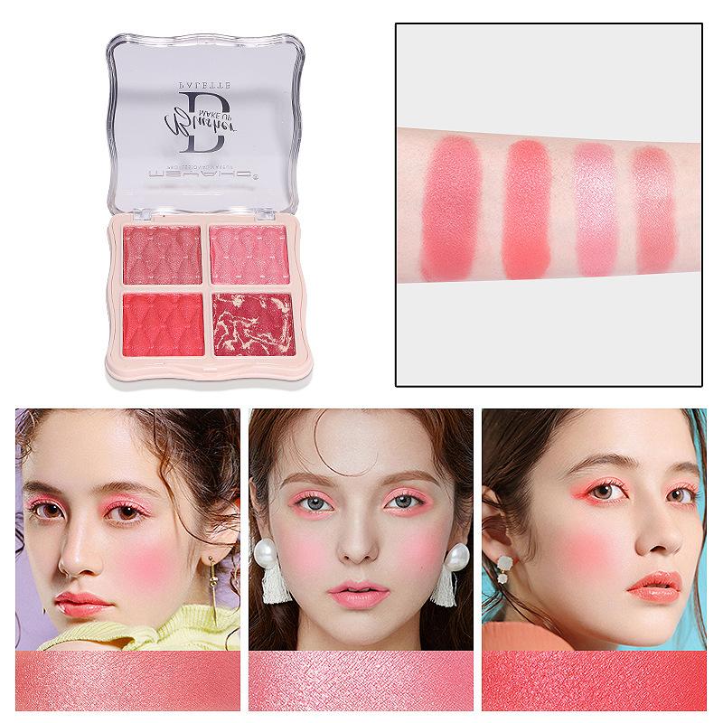 Sweet Eyes Palette BlusherConstructive Nude Makeup Natural Matte Long-lasting Rouge Makeup Makeup Supplies High Quality