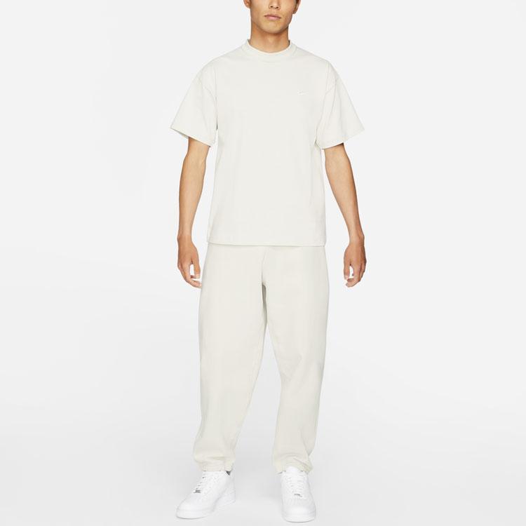 Nike Basic Sport Short-Sleeve T-Shirt Men Tops Light-Bone-White DA0321-072