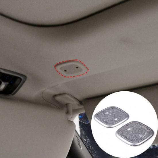 Серебристая стальная сетчатая накладка на крышу для динамика для LR Range Rover Vogue -