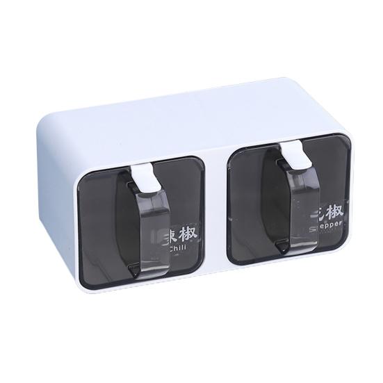 Настенные баночки для специй емкостью 300/600/900/1200 мл. Коробка-органайзер с ложкой. Экономия места на кухне. Товары для дома.