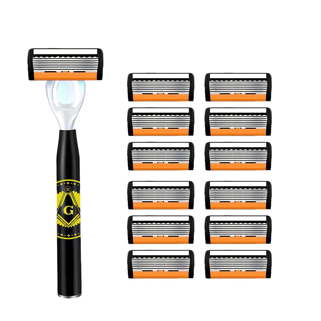 Высококачественные мужские лезвия для бритвы 6 слоев Немецкая нержавеющая сталь Бритвенные картриджи Совместимы с бритвой Mach