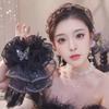 French Elegant Butterfly Clip Korean Temperament Mesh Ponytail Clip Hair Accessories