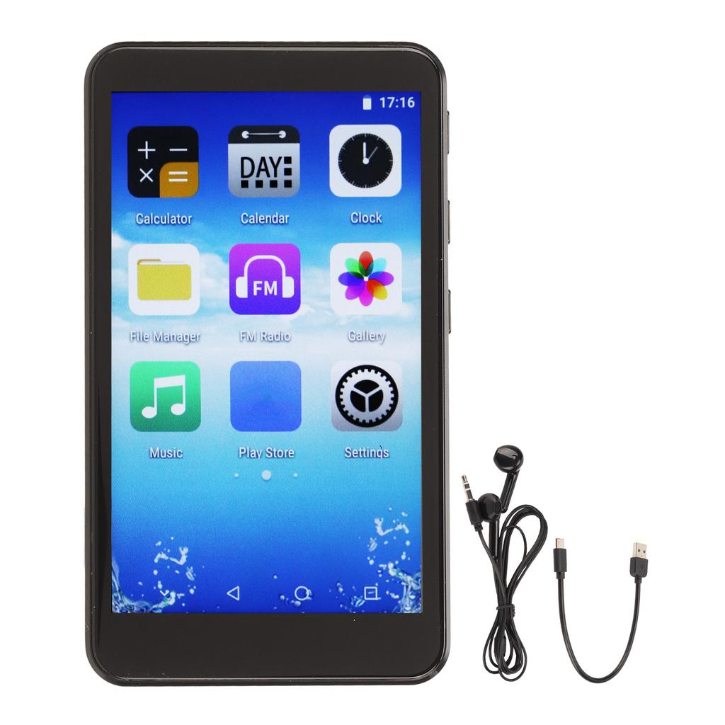 WiFi Bluetooth Mp4 Ai Интеллектуальное HD Шумоподавление Голосовое управление Сенсорный экран Портативный MP4-плеер с диктофоном