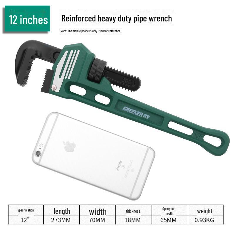 Green Forest Heavy Duty Quick Трубный ключ: 18-дюймовые и 24-дюймовые хомуты для водопроводных труб и арматуры