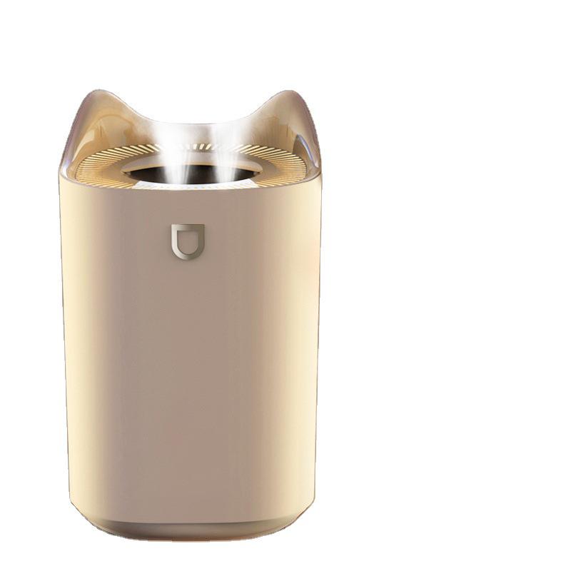 Новый 3-литровый USB-увлажнитель с двойным распылением: Бесшумный очиститель воздуха для дома, спальни и офиса.