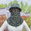 Модная женская шляпа от солнца с маской — весенне-летний стиль рыбака для сбора чая, защита от ультрафиолета, модно для прямых трансляций.