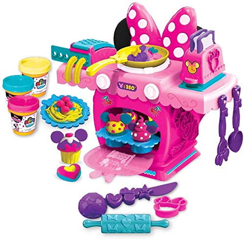 Disney Minnie Mouse Deluxe Kitchen Clay Play Set for Kids and Girls [Parallel Import]