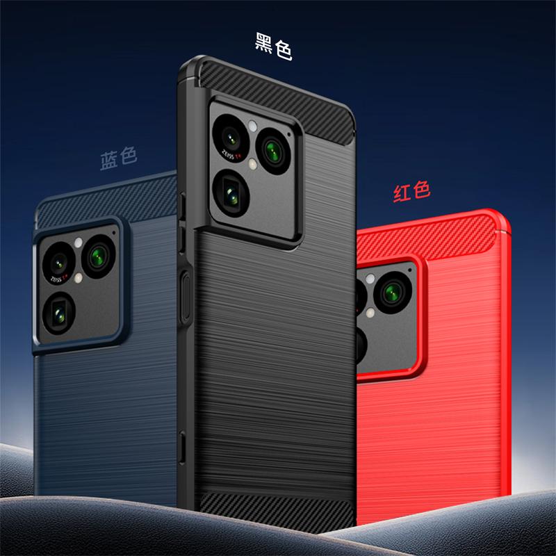 Чехол из матового мягкого ТПУ с карбоновой текстурой для Sony Xperia 1 VIII, чехол, мягкий силиконовый бампер, ударопрочная крышка для Sony Xperia 1 VIII
