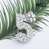 1PC Brooch Women Brooch Pin Rhinestone Crystal Wedding Elegant Fashion Accessories