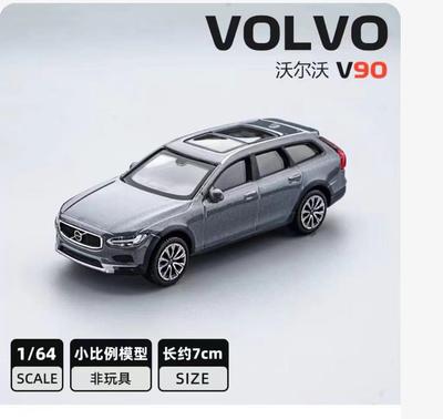 1:64 Volvo V90 V 90 Статическая симуляция Сплав Модель автомобиля Игрушка Коллекция Дисплей Подарок