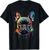 Proud To Be A Frenchie Lover Colorful Frenchie Dog Lover Gift Unisex T-Shirt