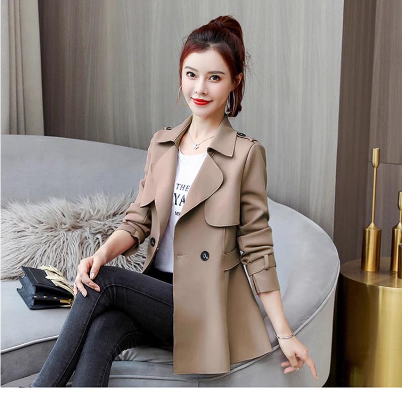 Trench Coat Medium and Long Coat Women's Autumn and Winter New Fashion Small Versatile Foreign Style Spring and Autumn Suit Top