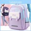 Spacious Cute Oxford Cloth Backpack For Kids Boys Girls 1-5 Grade School Bag