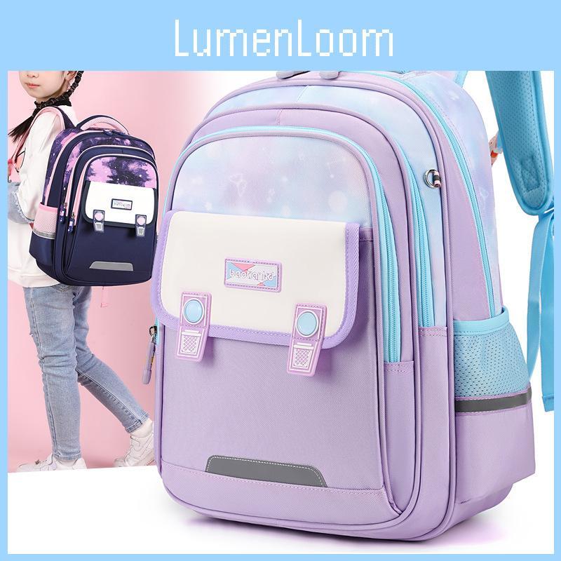 Spacious Cute Oxford Cloth Backpack For Kids Boys Girls 1-5 Grade School Bag