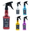 500ml Continuous Spray Bottle Electroplate Professional Accessory PET Meticulous Workmanship Fine Mist Retro Beauty Barber Shop Water