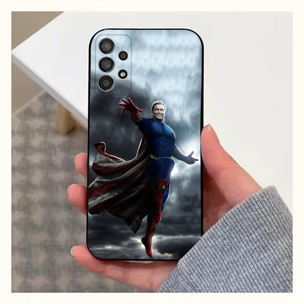 Чехол для телефона H-Homelander T-The Boys для Samsung S25, S24, S23, S22, S20, S21, S10, Ultra, Plus, Lite, FE, Мягкий силиконовый черный чехол