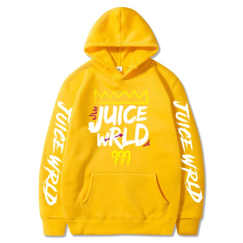 Толстовки Juice WRLD для мужчин и женщин, осенне-зимние толстовки с капюшоном в стиле Харадзюку, повседневные толстовки с капюшоном из флиса высокого качества