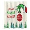 Christmas Themed Shower Curtain, 180x180cm Festive Bathroom Decor With Snowflakes, Trees & Merry Christmas Ornament Design, Fabric Curtain