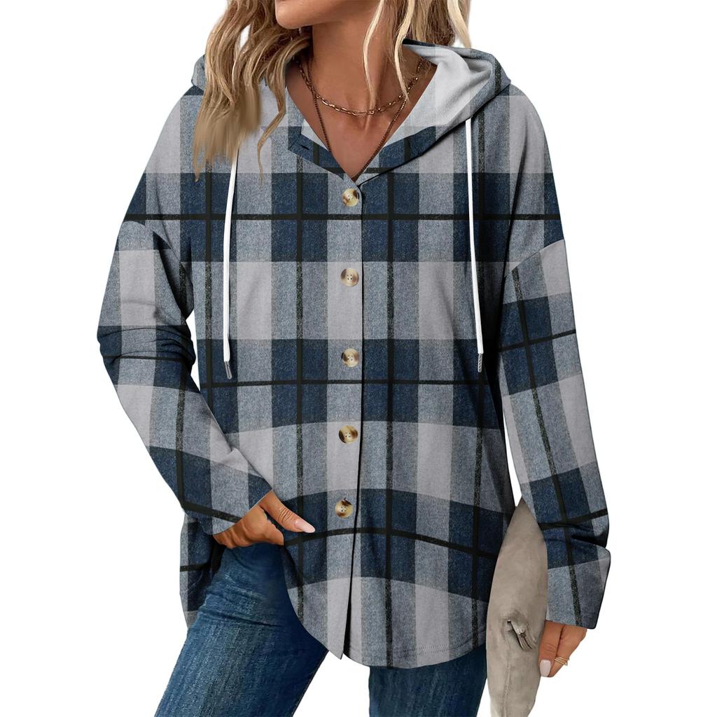 Женское модное повседневное пальто реглан с длинным рукавом и кулиской, винтажное пальто с капюшоном на пуговицах