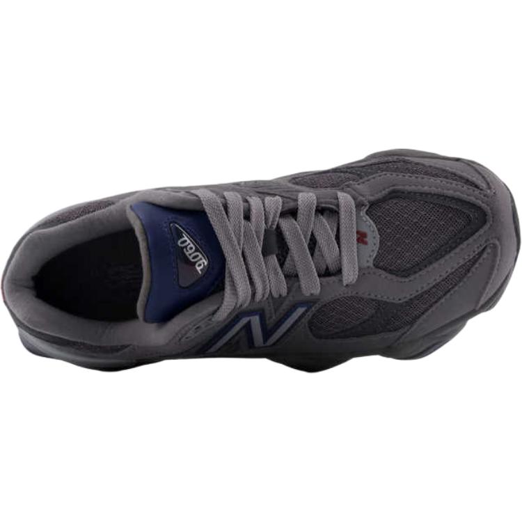 New New Balance NB 9060 Anti Slip Wear Resistant Low Top Kids' Running Shoes Gray Teenagers