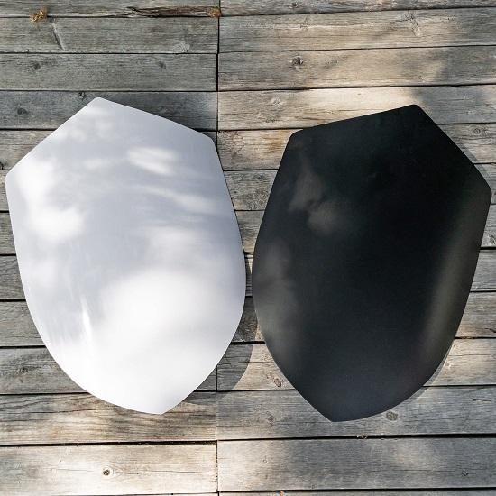 Четырехточечный стальной боевой щит Полностью функциональная средневековая реплика 14-го века Готовый к битве пустой щит