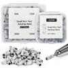 Versatile 3mm Nail Drill Bits 50 Pcs Set Effective Sanding Bands for Gel Acrylic Polish Treatment