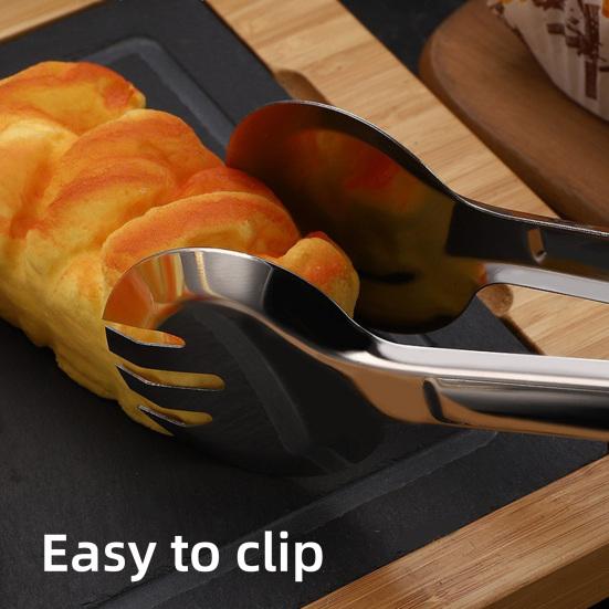 Сервировочные щипцы из нержавеющей стали Щипцы для шведского стола Щипцы для пасты, салата, колбасы, выпечки, спагетти Удобные кулинарные щипцы