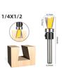 1/4 Inch Shank Flush Trim Bits Tungsten Carbide Dovetail Joint Router Bits Cut Router Bit