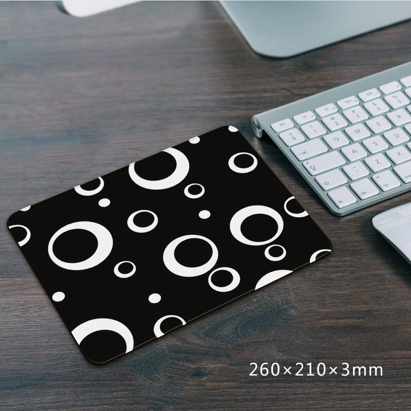 210*260*3mm Mouse Pad Non-Slip Office Tables Desk Mat Oil Painting Style Mouse Carpet Rubber Base Desktop Pad