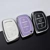 3 4 Button NEW TPU Car Smart Key Case Cover For Hyundai Tucson Santa Fe Rena Sonata Elantra Creta Ix35 Ix45 I10 I30 I40 Accessaries
