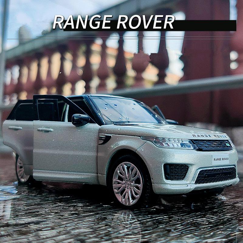 1:32 Range Rover Sports Внедорожник Сплав Модель Автомобиля Литье Металлическая Игрушка Внедорожные Транспортные Средства Модель Автомобиля Звук и Свет Симуляция Подарок для Детей