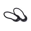 10Pcs Edc Black Zip Zipper Pulls Cord Rope For Outdoor Travel Clothing Backpack