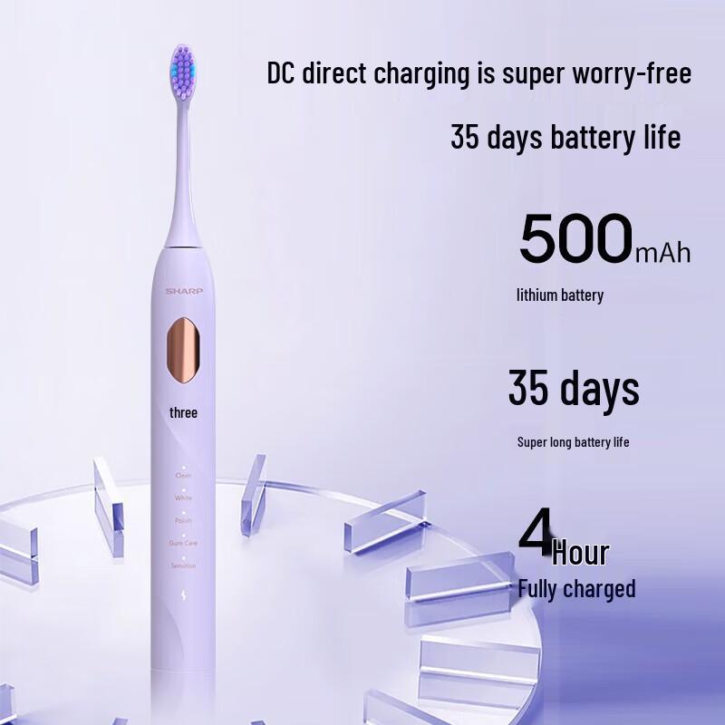 Звуковая электрическая зубная щетка Sharp DO-ND68C, штекер CN (адаптер в комплекте)