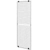3 Packs Grid Wall Panels, 610 x 1828 mm Wire Grid Panels Display Rack, Wall-Mounted Art Display Shelf, Black Carbon Steel Wall Hanging Gridwall for
