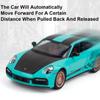 1/24 911 Turbo S Игрушечная модель легкосплавного автомобиля со звуком и светом, функция инерционного движения, имитация модели транспортного средства, коллекция, подарок для друга