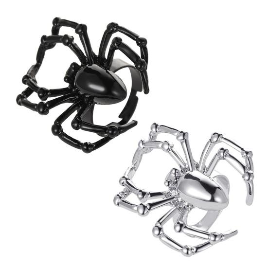 Регулируемое кольцо с имитацией Хэллоуина. Увеличьте свой стиль с помощью нежного минимализма. Коварное индивидуальное кольцо.