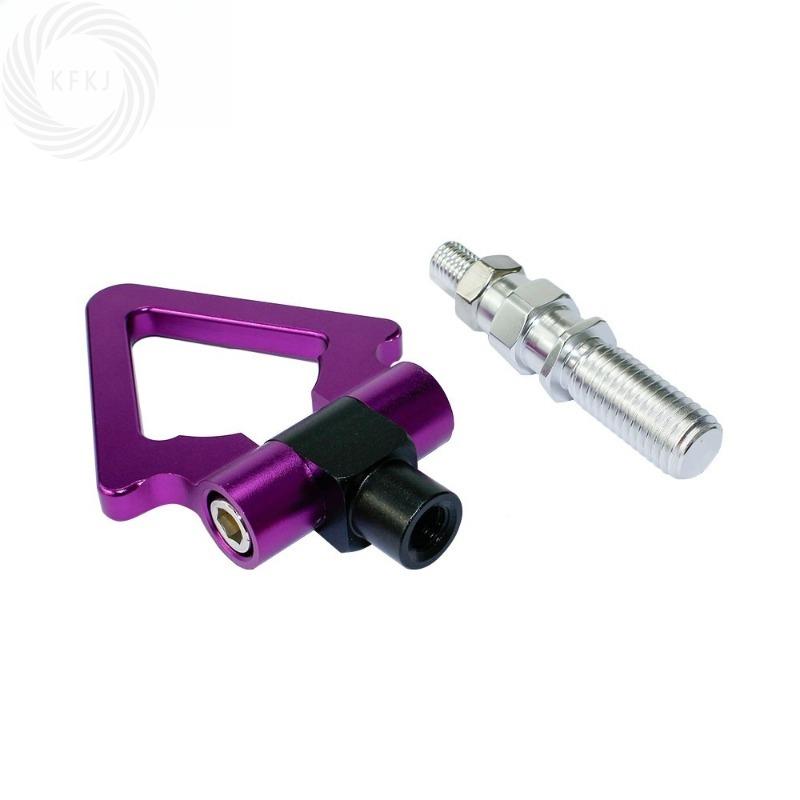 Hot For BMW Tow Hook BX100972 Aluminum CNC Triangle Ring Screw Trailer Racing Tow Towing Hook