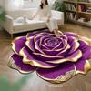 Non-slip Rose Floor Mat Special-shaped Door Blanket Durable Bathroom Floor Mat  Home Decor