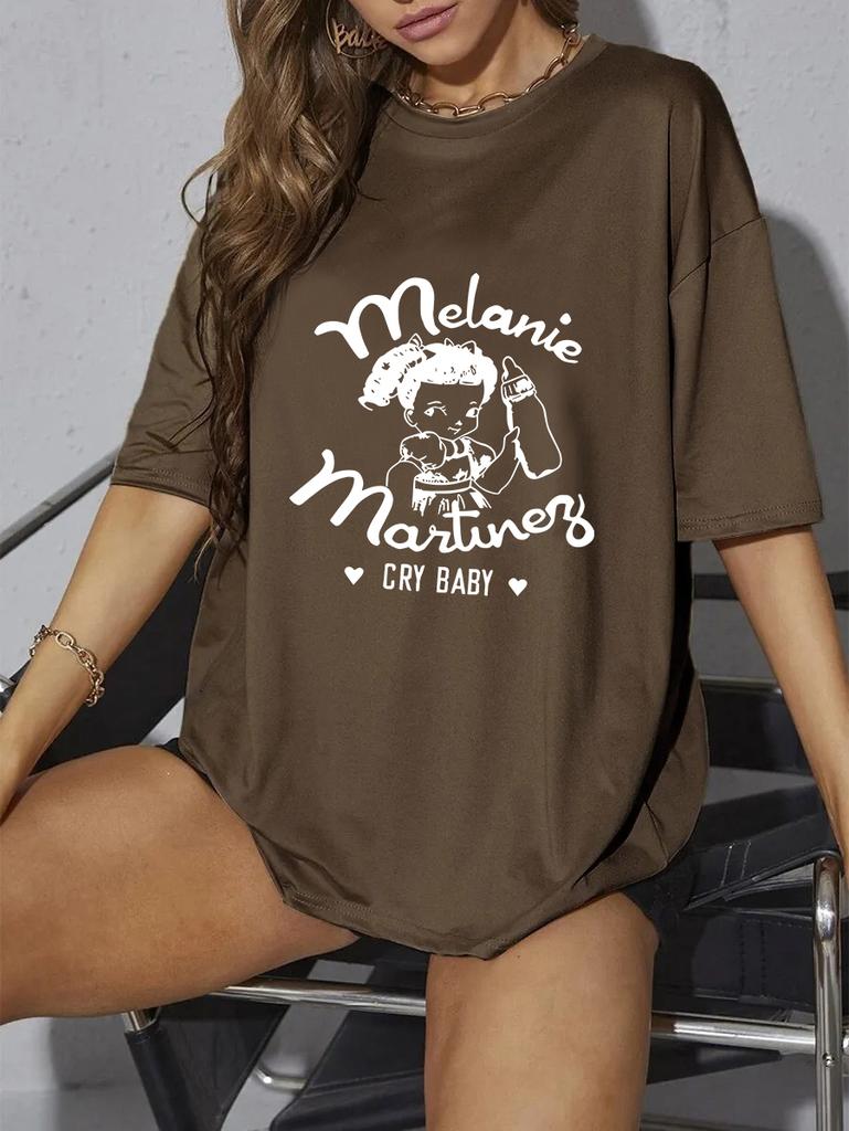 Melanie Martinez Portals Tour Tshirt Cotton Soft High Quality Women Tee-shirt Funny Cartoon Print Tee for Girls Casual Funny Top