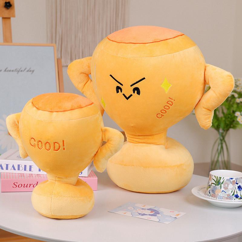 Милая мультяшная креативная плюшевая игрушка-трофей для девочек, компаньон для сна, праздничный подарок
