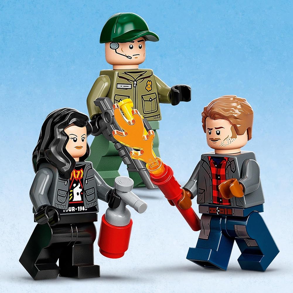 Конструктор LEGO Jurassic World Побег Тираннозавра для детей от 4 до 6 лет, Развивающие кубики, Тема: Динозавры